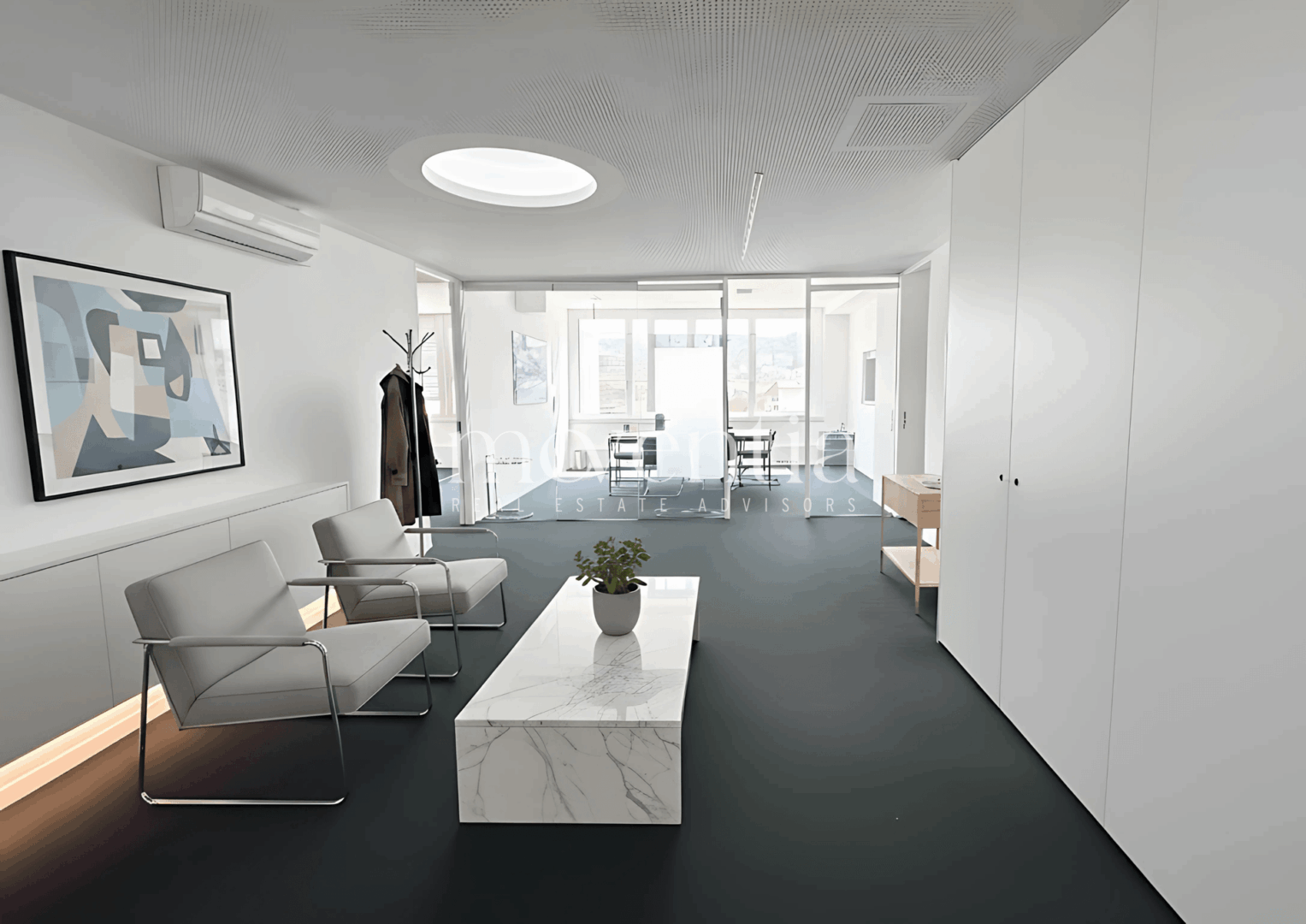 Musterbüro Visualisierung