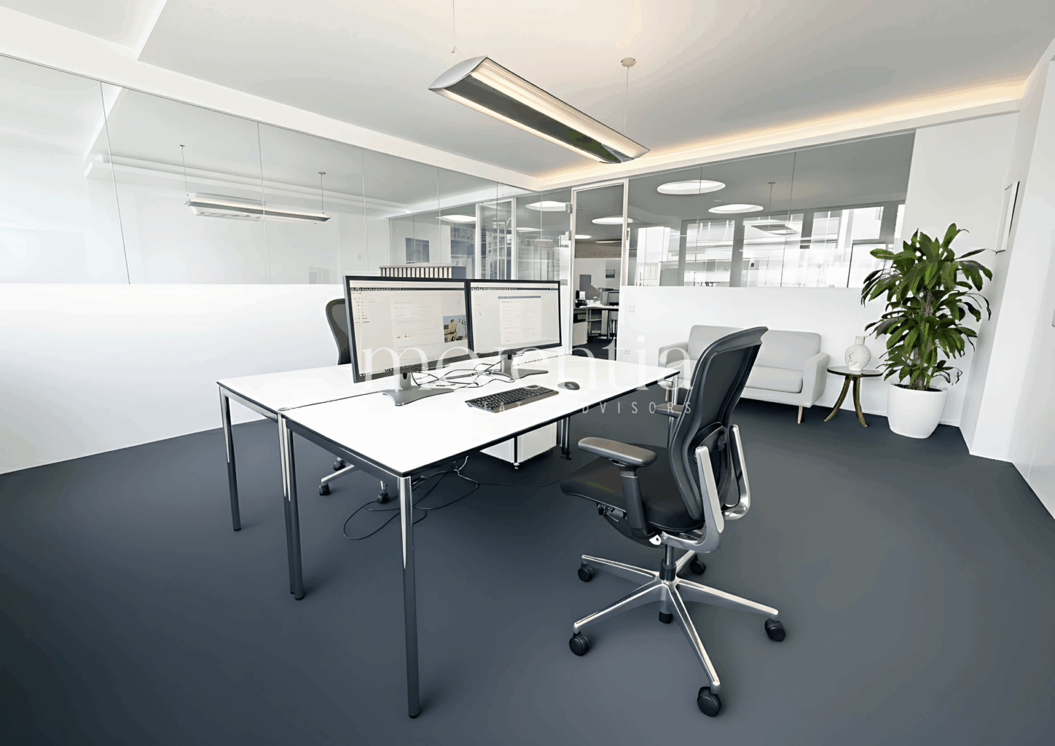 Musterbüro Visualisierung