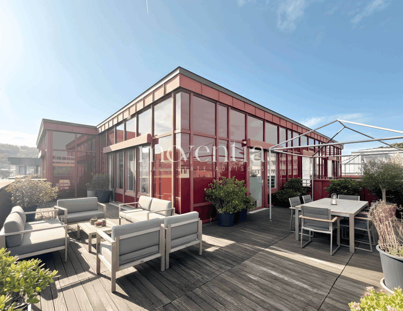Visualisierung Dachterrasse