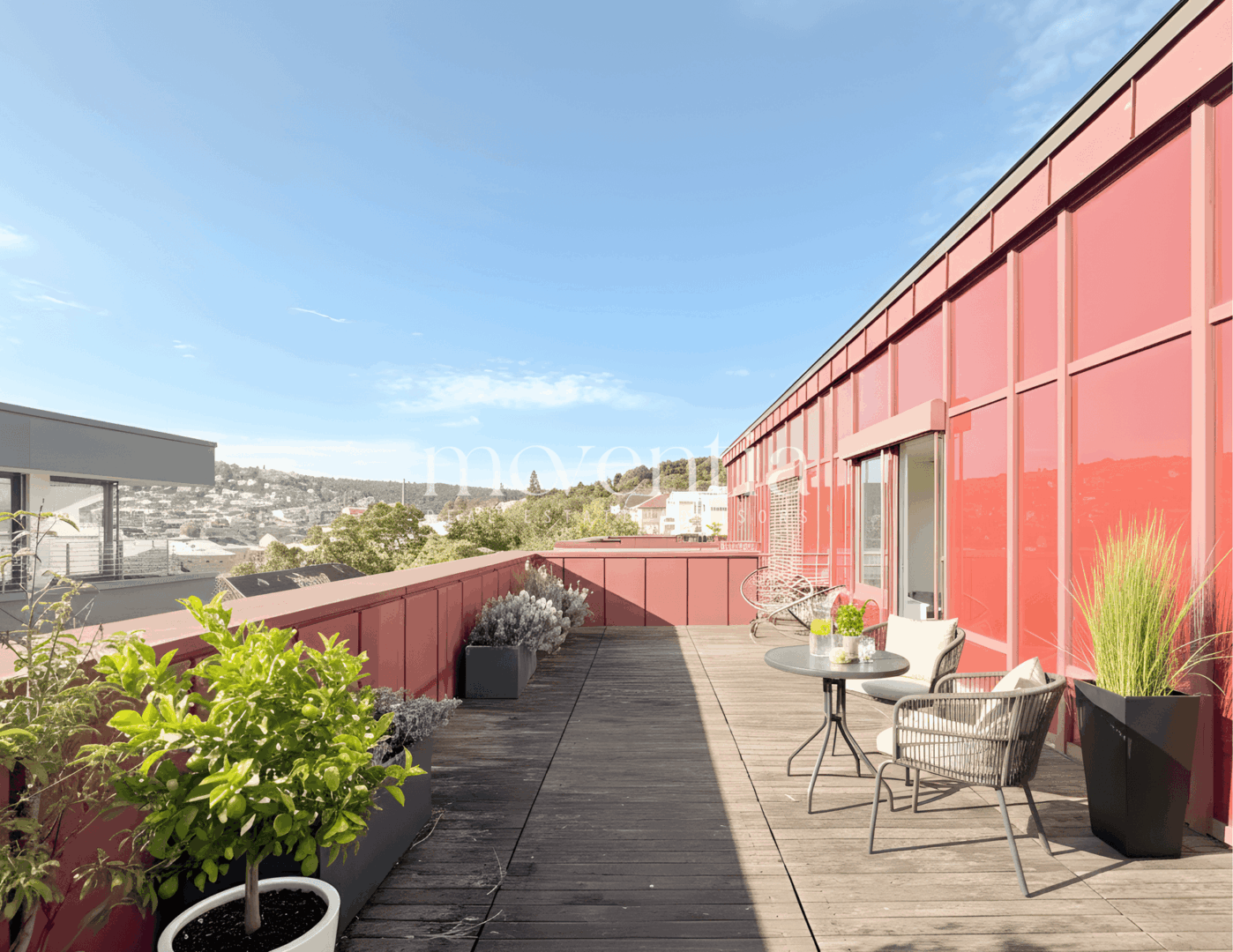 Visualisierung Dachterrasse