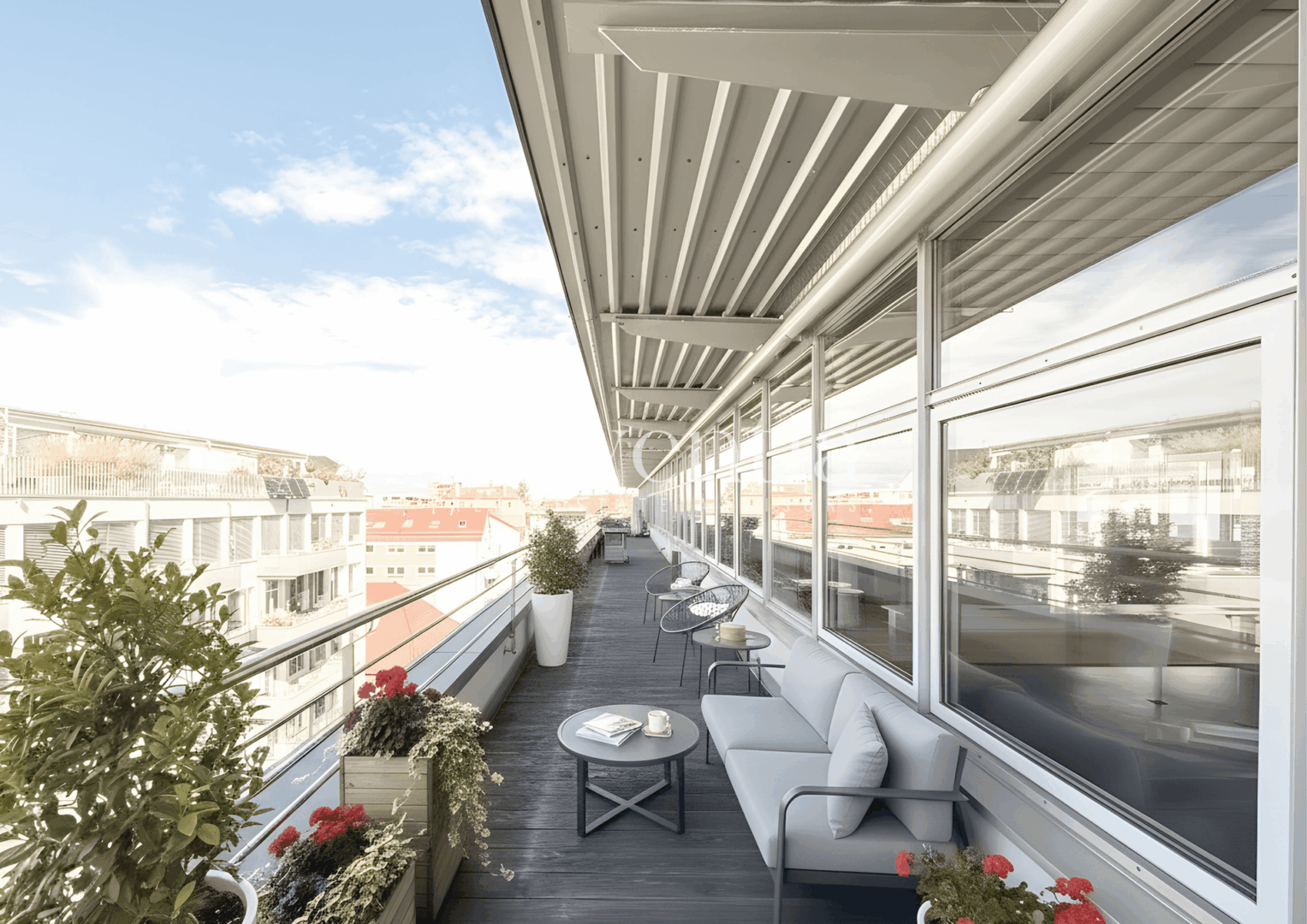 Visualisierung Dachterrasse