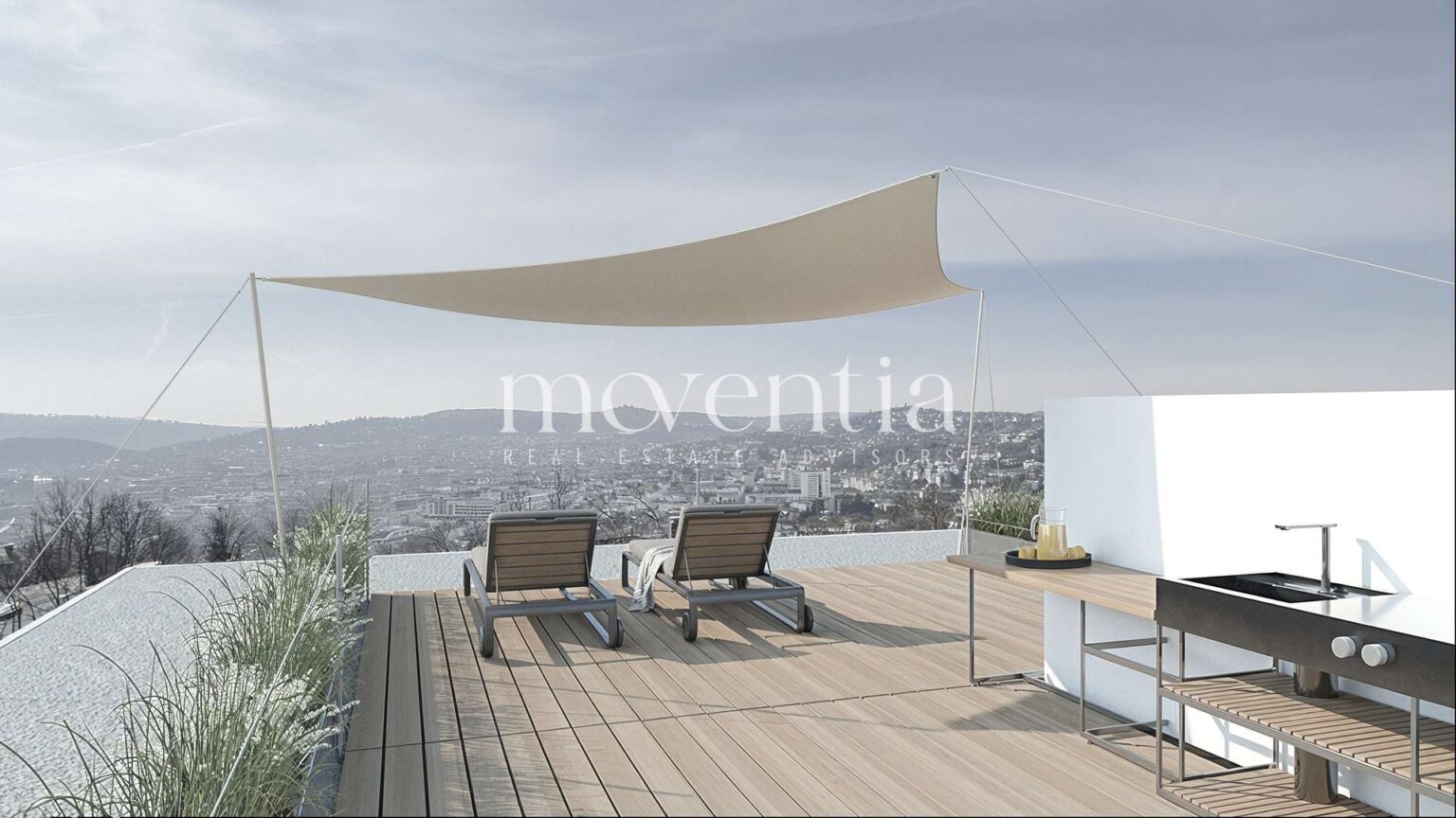 Aussicht Dachterrasse