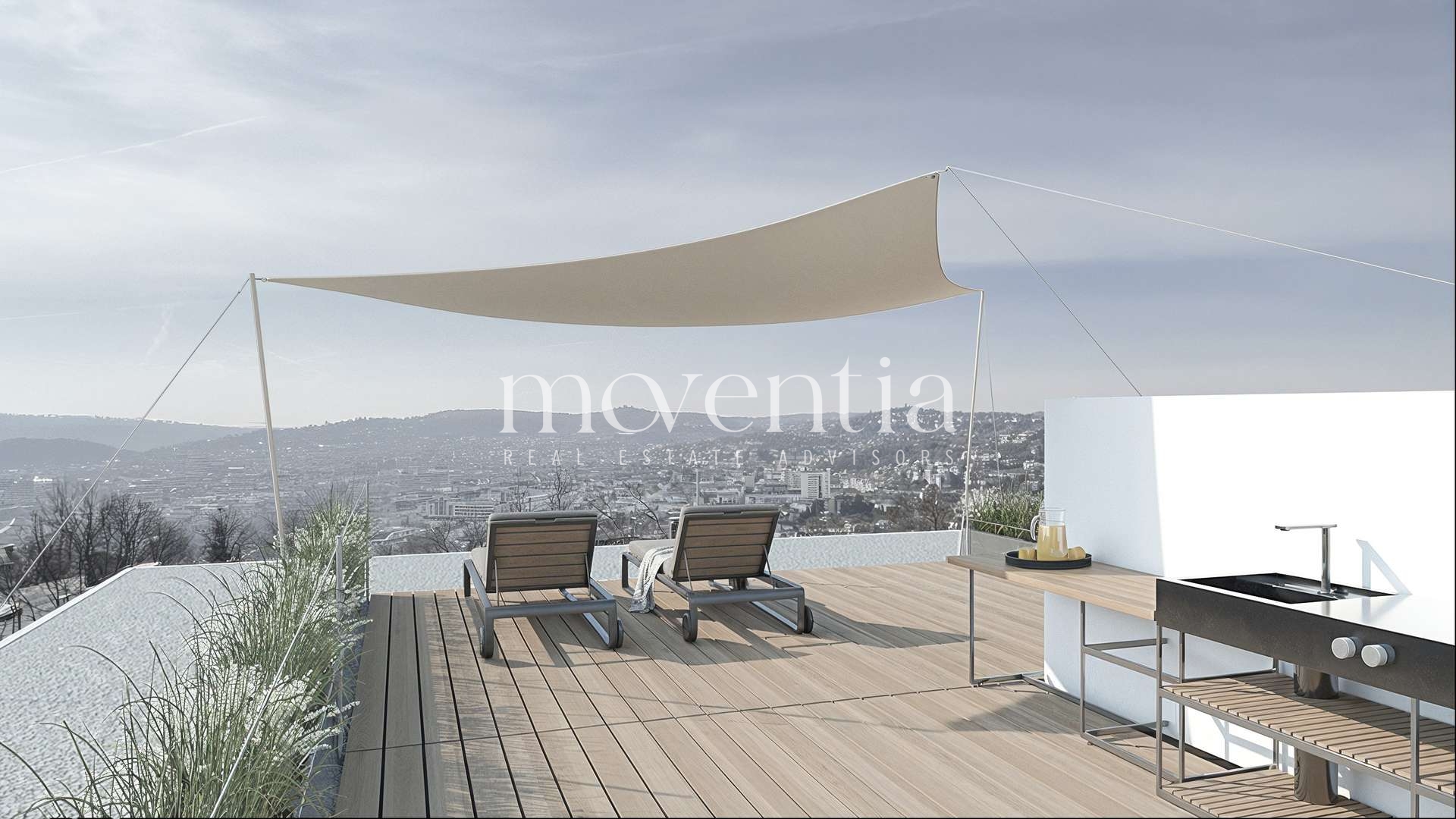 Aussicht Dachterrasse