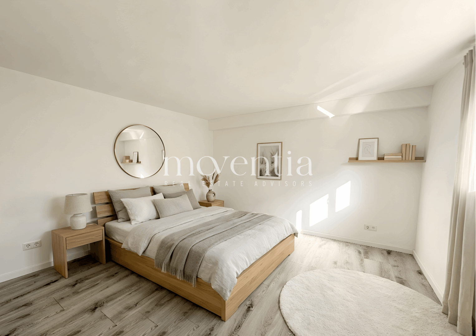 Schlafzimmer digital eingerichtet