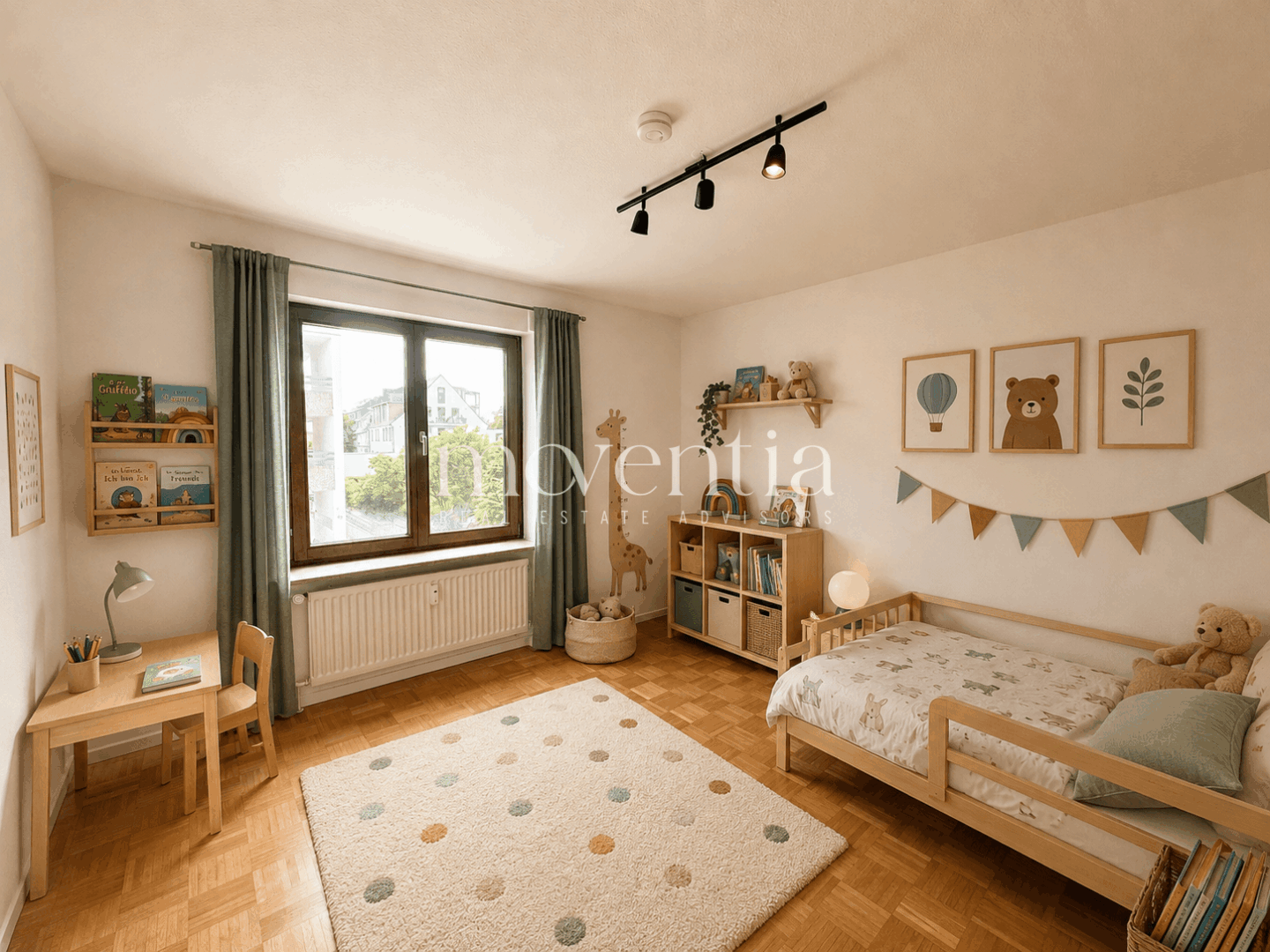 Kinderzimmer – digital möbliert