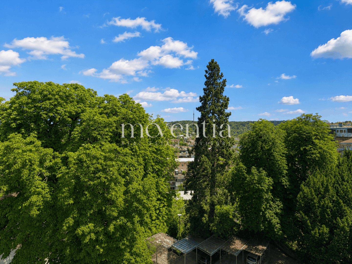 Aussicht mit Blick auf den Fernsehturm