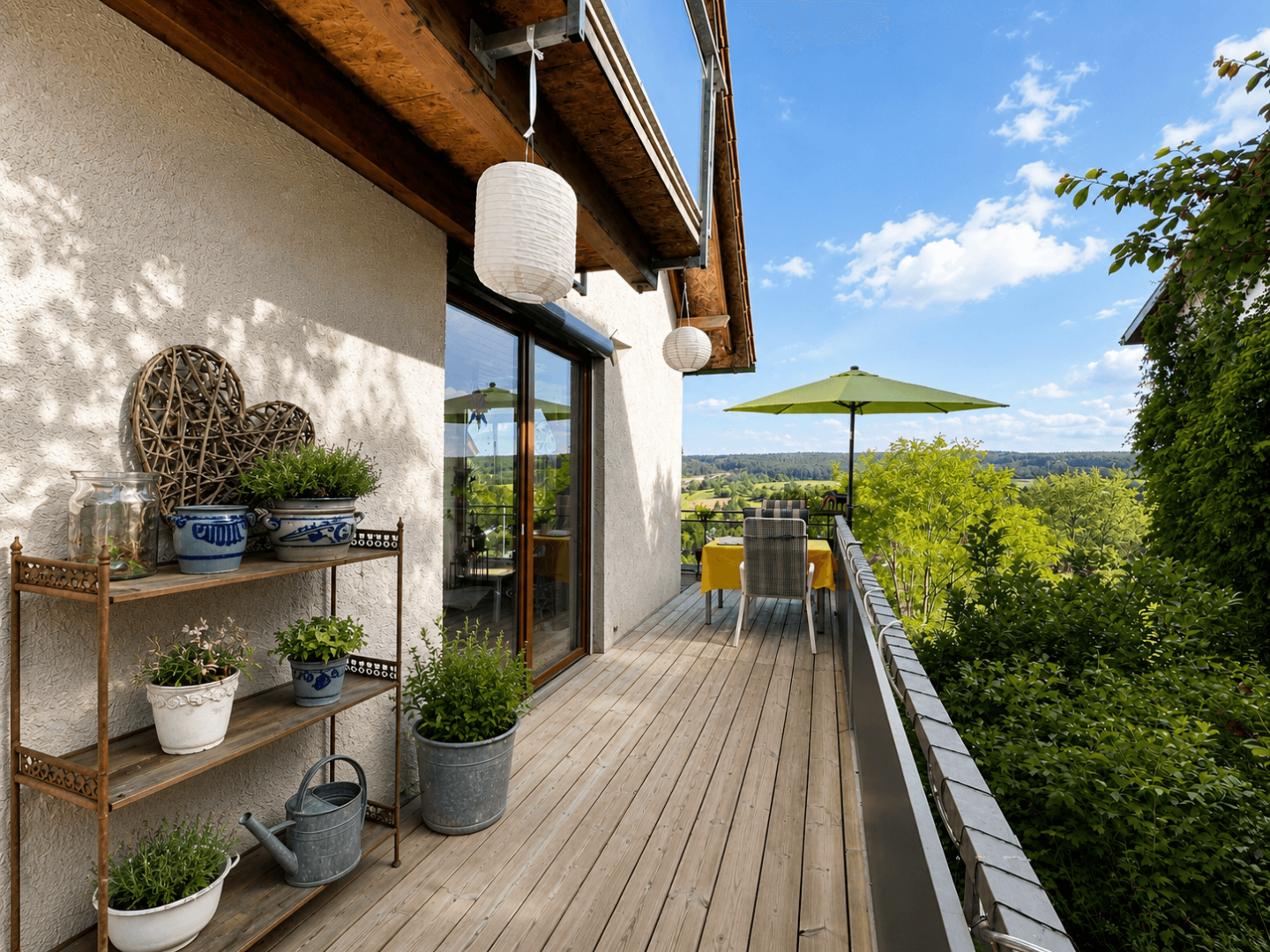Balkon mit Ausblick OG