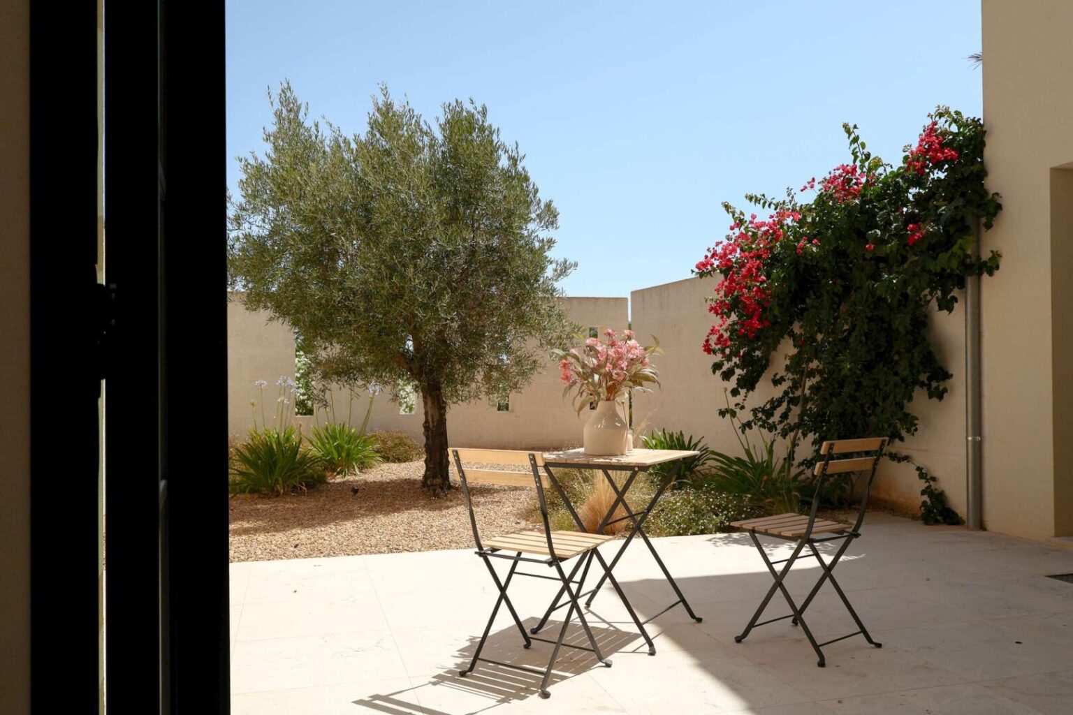 Geschützter Patio am Esszimmer