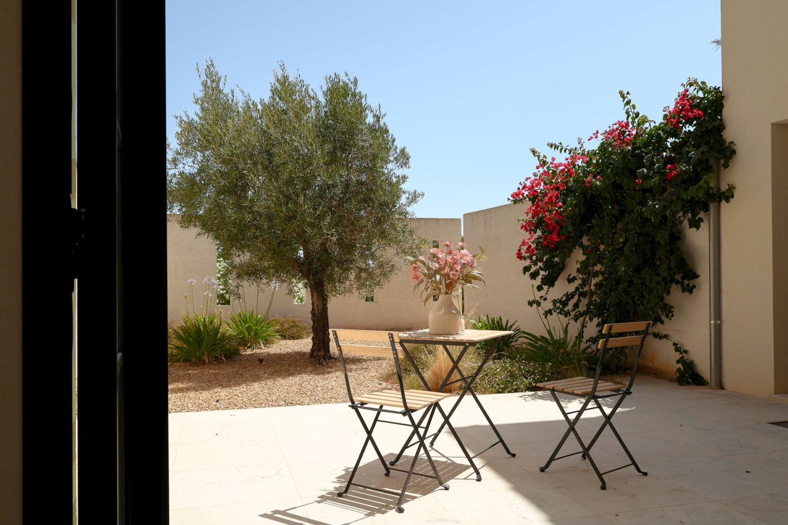 Geschützter Patio am Esszimmer