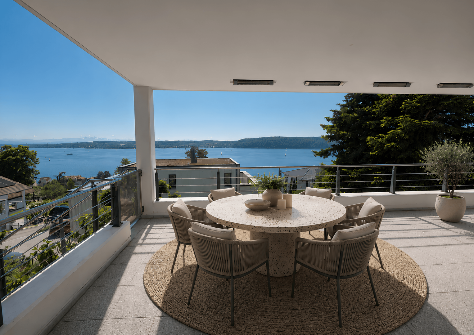 Balkon mit Ausblick EG