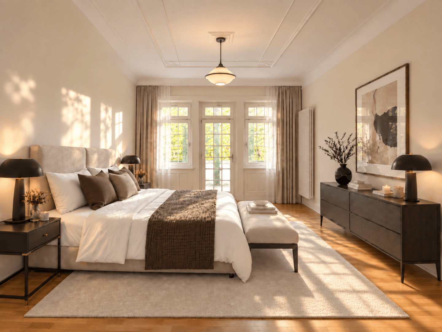 Schlafzimmer (digital eingerichtet)