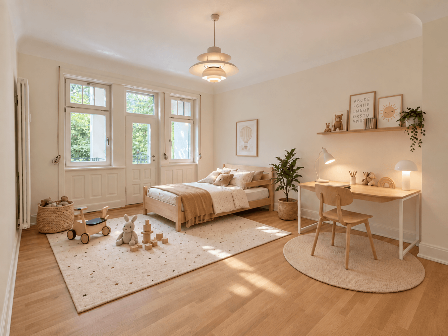 Schlaf-/ Kinderzimmer (digital eingerichtet)