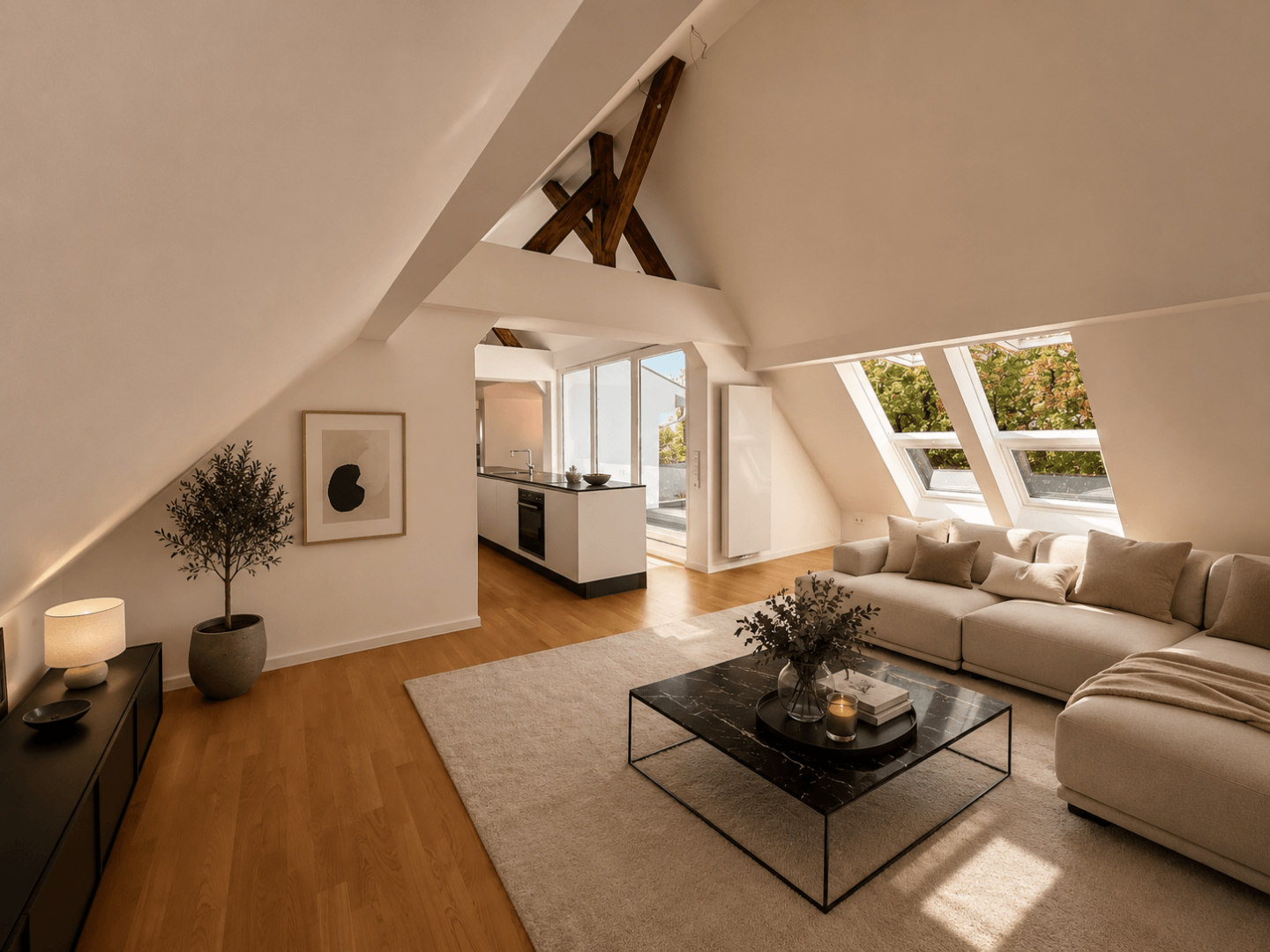 Wohnzimmer (digital eingerichtet)