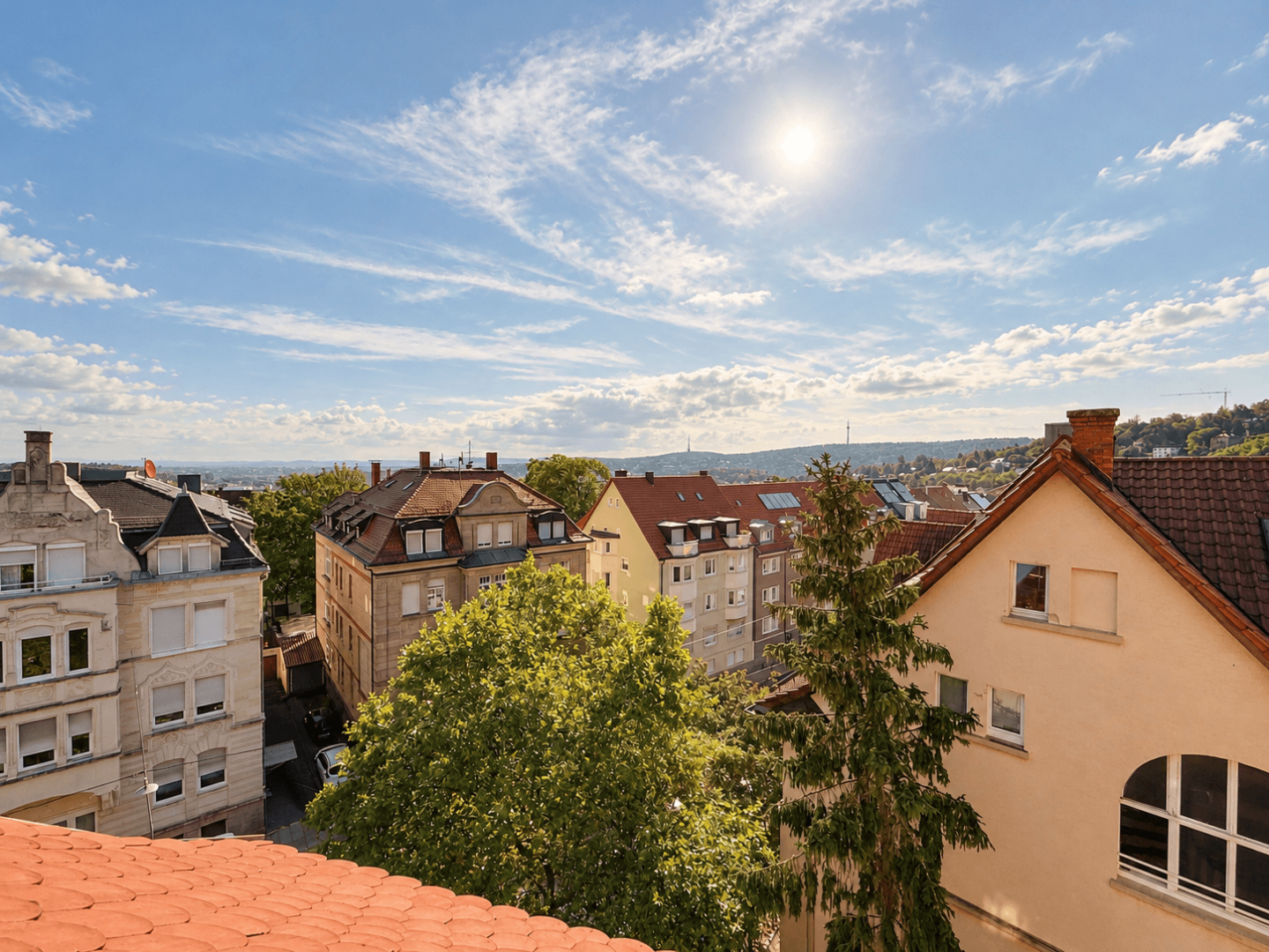 Ausblick Schlafzimmer